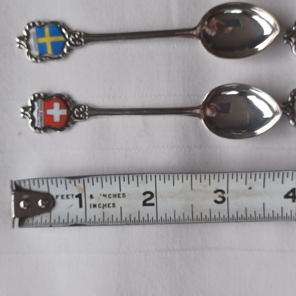 Karo Silver Plate European Collector Spoons- Set of 10 - Picture 8 of 8